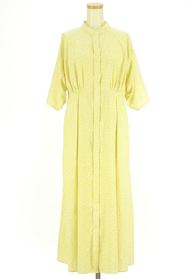 LOUNIE（ルーニィ）の古着「7分袖花柄ロングワンピース（ワンピース・チュニック）」大画像１へ