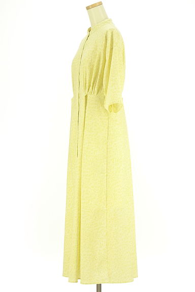 LOUNIE（ルーニィ）の古着「7分袖花柄ロングワンピース（ワンピース・チュニック）」大画像３へ