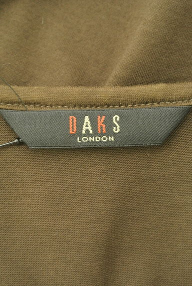 DAKS（ダックス）の古着「チェック切替ヘンリーネックカットソー（カットソー・プルオーバー）」大画像６へ