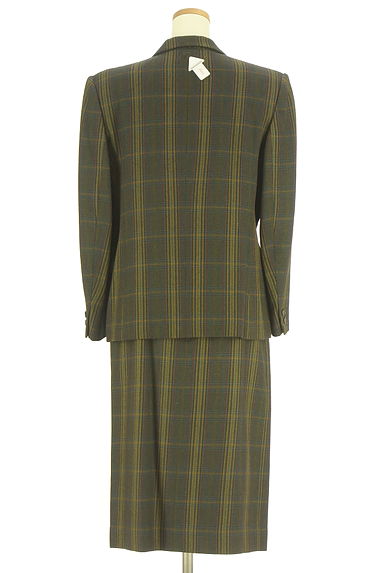 DAKS（ダックス）の古着「ジャケット×ミモレ丈スカート セットアップ（セットアップ（ジャケット＋スカート））」大画像２へ