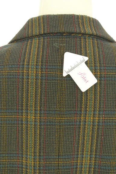 DAKS（ダックス）の古着「ジャケット×ミモレ丈スカート セットアップ（セットアップ（ジャケット＋スカート））」大画像３へ