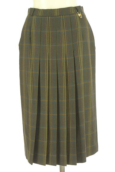 DAKS（ダックス）の古着「ジャケット×ミモレ丈スカート セットアップ（セットアップ（ジャケット＋スカート））」大画像５へ