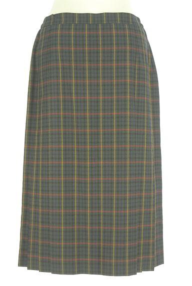 DAKS（ダックス）の古着「チェック柄タックプリーツスカート（スカート）」大画像２へ