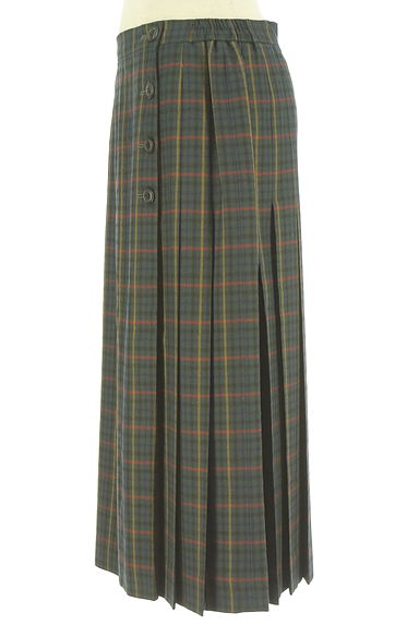DAKS（ダックス）の古着「チェック柄タックプリーツスカート（スカート）」大画像３へ