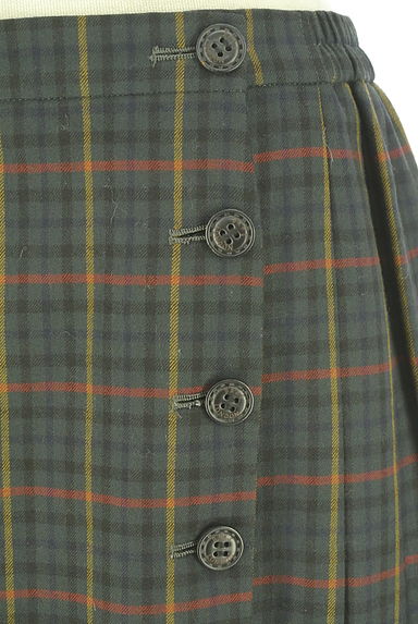 DAKS（ダックス）の古着「チェック柄タックプリーツスカート（スカート）」大画像４へ