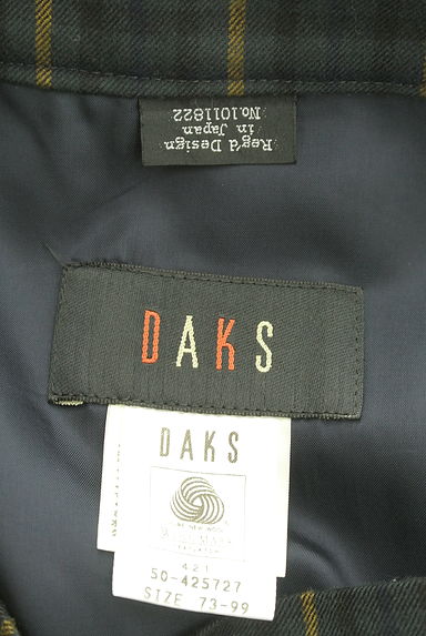 DAKS（ダックス）の古着「チェック柄タックプリーツスカート（スカート）」大画像６へ