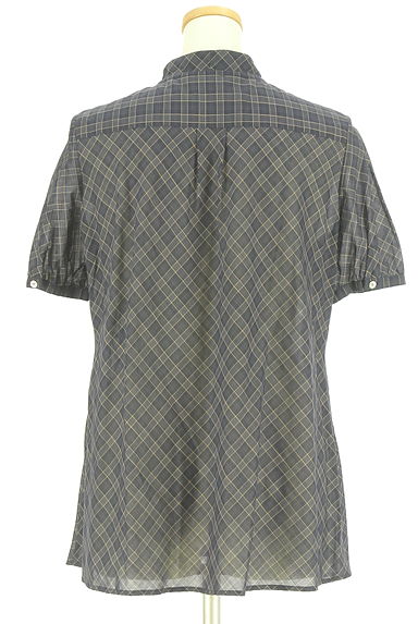 DAKS（ダックス）の古着「チェック柄ボウタイブラウス（ブラウス）」大画像２へ