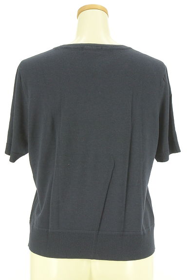 DAKS（ダックス）の古着「花柄別地切替半そでニットトップス（ニット）」大画像２へ