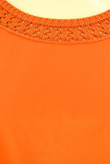 DAKS（ダックス）の古着「ニットレース襟半袖ニットトップス（カットソー・プルオーバー）」大画像４へ