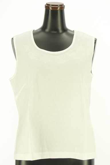 DAKS（ダックス）の古着「ペイズリー柄刺繍入りタンクトップ（カットソー・プルオーバー）」大画像１へ