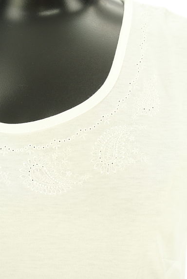 DAKS（ダックス）の古着「ペイズリー柄刺繍入りタンクトップ（カットソー・プルオーバー）」大画像４へ