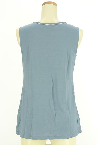 DAKS（ダックス）の古着「ギャザーネックタンク（カットソー・プルオーバー）」大画像２へ