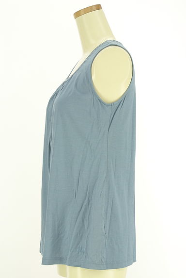 DAKS（ダックス）の古着「ギャザーネックタンク（カットソー・プルオーバー）」大画像３へ