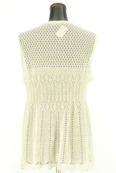 DAKS（ダックス）の古着「透かし編みニットベスト（ベスト・ジレ）」大画像２へ