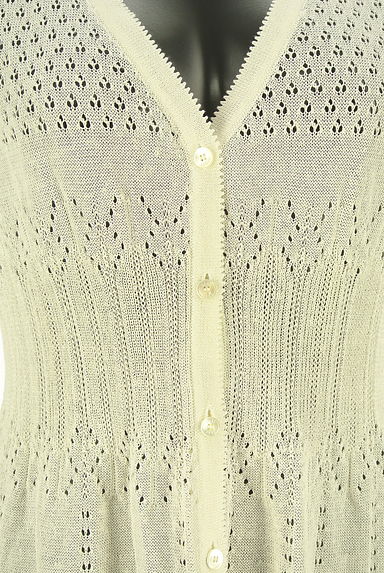 DAKS（ダックス）の古着「透かし編みニットベスト（ベスト・ジレ）」大画像４へ