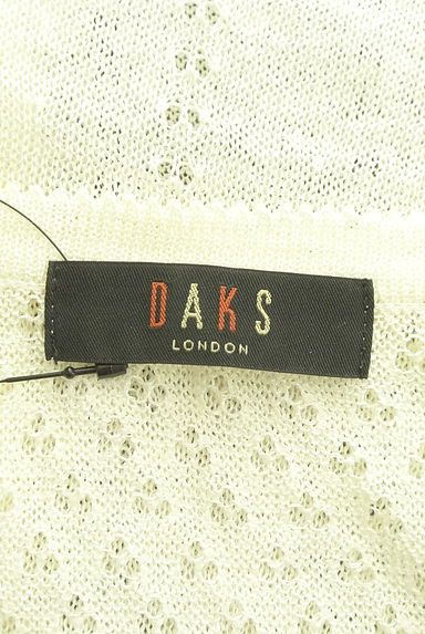 DAKS（ダックス）の古着「透かし編みニットベスト（ベスト・ジレ）」大画像６へ