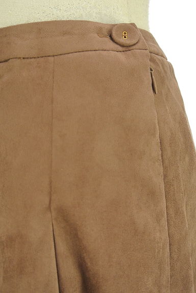 KATHARINE ROSS（キャサリンロス）の古着「スウェード調膝丈スカート（スカート）」大画像４へ