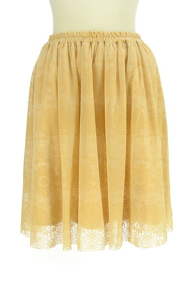 KATHARINE ROSS（キャサリンロス）の古着「花柄フロッキー膝丈スカート（スカート）」大画像１へ