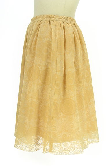 KATHARINE ROSS（キャサリンロス）の古着「花柄フロッキー膝丈スカート（スカート）」大画像３へ