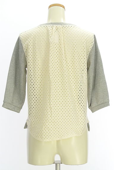 KATHARINE ROSS（キャサリンロス）の古着「スウェット×レーストップス（スウェット・パーカー）」大画像２へ