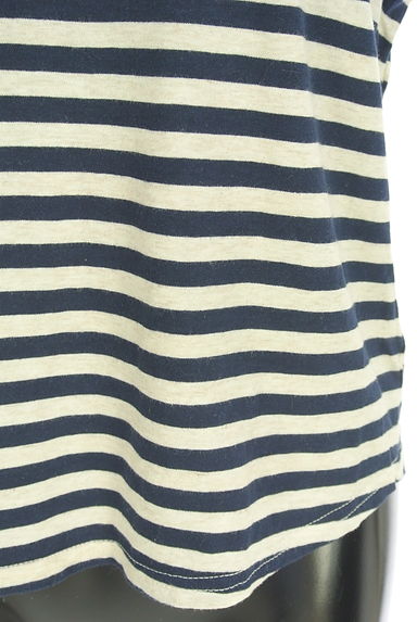 KATHARINE ROSS（キャサリンロス）の古着「レース×ボーダーカットソー（カットソー・プルオーバー）」大画像５へ