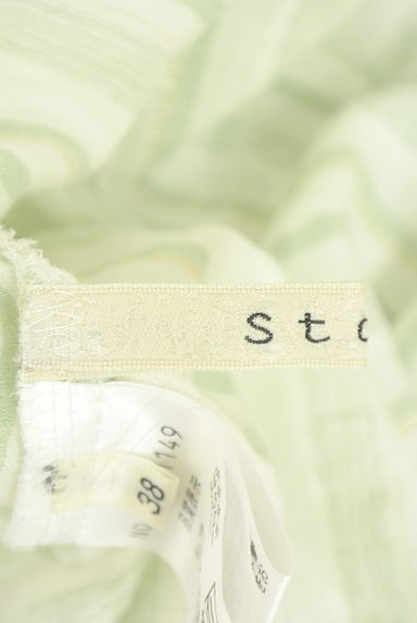 Stola.（ストラ）の古着「七分袖ストライプブラウス（カットソー・プルオーバー）」大画像６へ