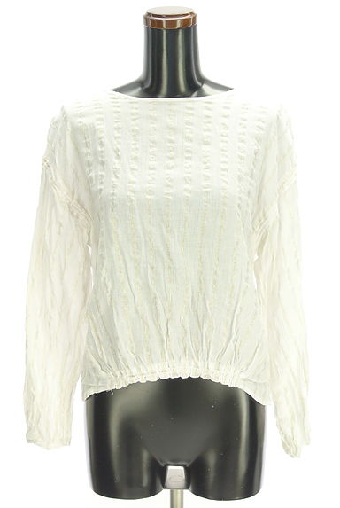 Dignite collier（ディニテコリエ）の古着「ストライプブラウス（カットソー・プルオーバー）」大画像１へ