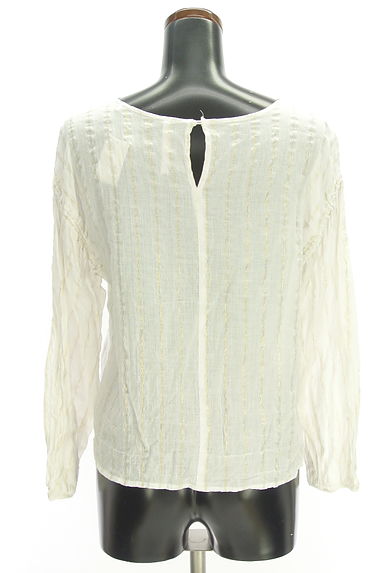 Dignite collier（ディニテコリエ）の古着「ストライプブラウス（カットソー・プルオーバー）」大画像２へ