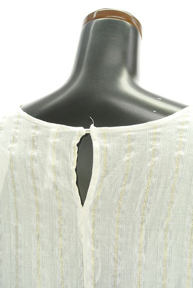 Dignite collier（ディニテコリエ）の古着「ストライプブラウス（カットソー・プルオーバー）」大画像５へ