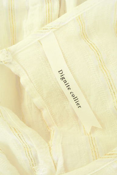 Dignite collier（ディニテコリエ）の古着「ストライプブラウス（カットソー・プルオーバー）」大画像６へ