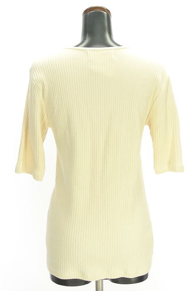 R JUBILEE（アール ジュビリー）の古着「5分袖リブニットカーディガン（カーディガン・ボレロ）」大画像２へ