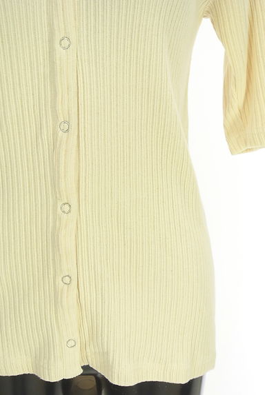 R JUBILEE（アール ジュビリー）の古着「5分袖リブニットカーディガン（カーディガン・ボレロ）」大画像５へ