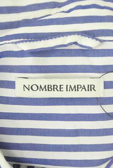 nombre impair（ノンブルアンベール）の古着「ストライプシャツ（ブラウス）」大画像６へ