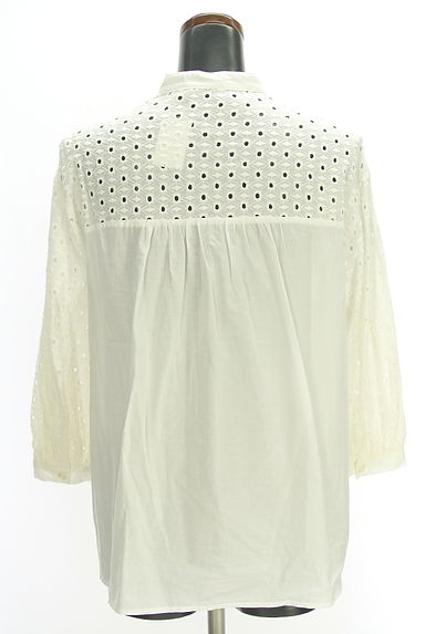 Spick and Span（スピック＆スパン）の古着「7分袖レース切替ブラウス（ブラウス）」大画像２へ