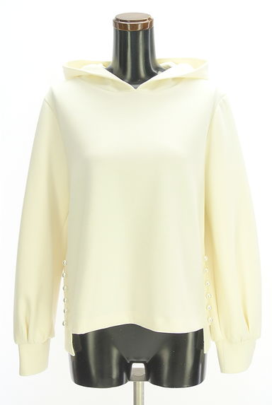 QUEENS COURT（クイーンズコート）の古着「パール付きパーカー（スウェット・パーカー）」大画像１へ