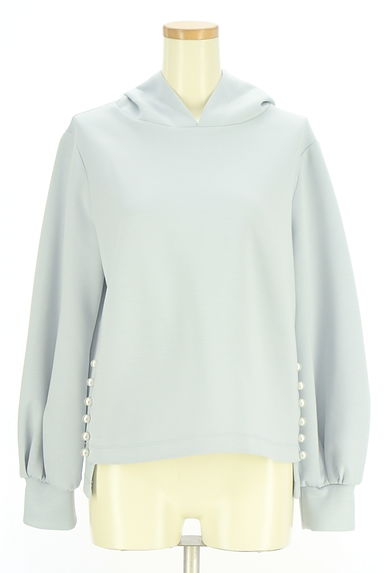 QUEENS COURT（クイーンズコート）の古着「パール付きパーカー（スウェット・パーカー）」大画像１へ