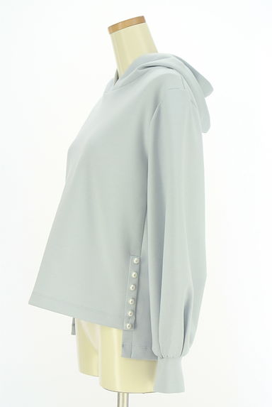 QUEENS COURT（クイーンズコート）の古着「パール付きパーカー（スウェット・パーカー）」大画像３へ