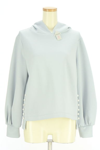 QUEENS COURT（クイーンズコート）の古着「パール付きパーカー（スウェット・パーカー）」大画像４へ