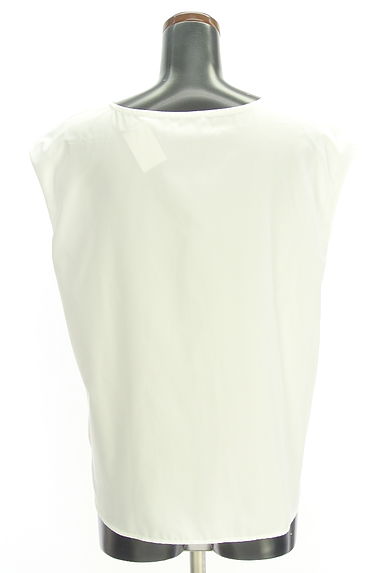 PROPORTION BODY DRESSING（プロポーションボディドレッシング）の古着「ノースリ白ブラウス（カットソー・プルオーバー）」大画像２へ