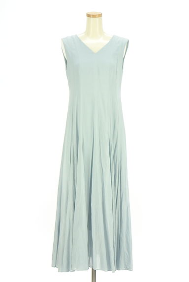 Arpege story Original（アルページュストーリーオリジナル）の古着「Vネックロングフレアワンピース（ワンピース・チュニック）」大画像１へ