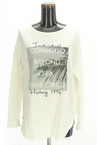 INDIVI（インディヴィ）の古着「プリントプルオーバー（カットソー・プルオーバー）」大画像１へ