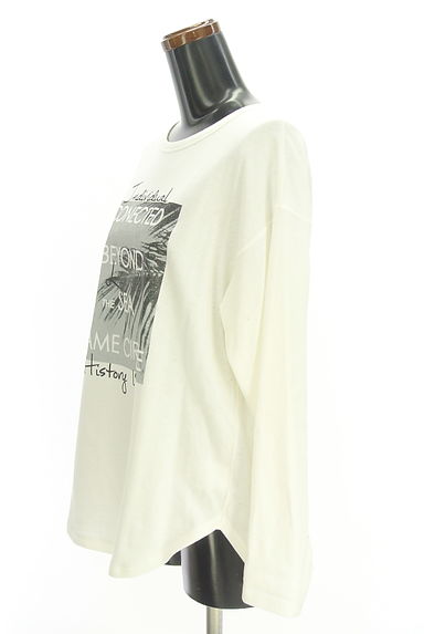 INDIVI（インディヴィ）の古着「プリントプルオーバー（カットソー・プルオーバー）」大画像３へ