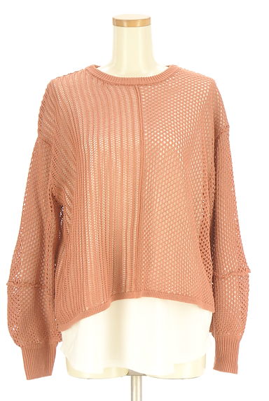 Droite lautreamont（ドロワットロートレアモン）の古着「レイヤード風メッシュニット（ニット）」大画像１へ