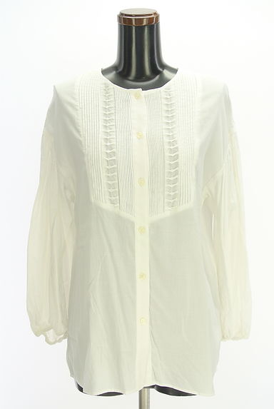 INDIVI（インディヴィ）の古着「ピンタックブラウス（ブラウス）」大画像１へ