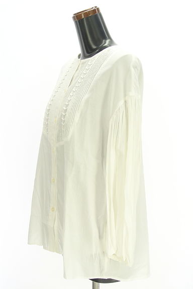 INDIVI（インディヴィ）の古着「ピンタックブラウス（ブラウス）」大画像３へ