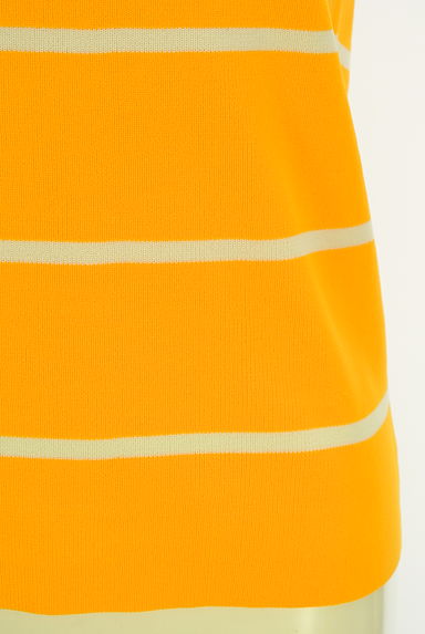 mystic（ミスティック）の古着「肩フリルボーダーニット（ニット）」大画像５へ