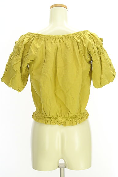 mystic（ミスティック）の古着「シャーリングショートブラウス（カットソー・プルオーバー）」大画像２へ