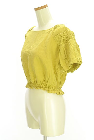 mystic（ミスティック）の古着「シャーリングショートブラウス（カットソー・プルオーバー）」大画像３へ