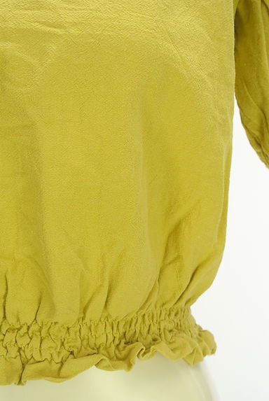 mystic（ミスティック）の古着「シャーリングショートブラウス（カットソー・プルオーバー）」大画像５へ