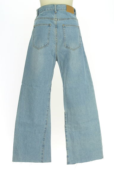 mystic（ミスティック）の古着「カットオフワイドデニム（デニムパンツ）」大画像２へ